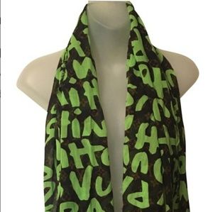 Rare Limited Edition LV graffiti scarf/wrap/shawl